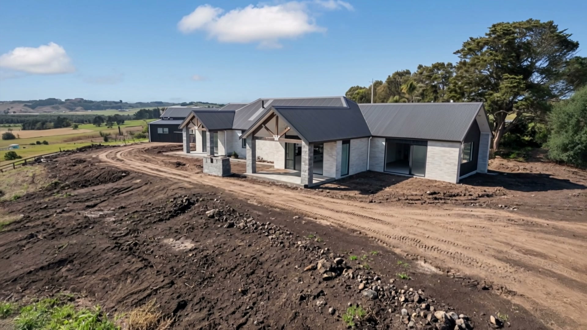 ALCO landscape crew completing an outdoor build across the Franklin region